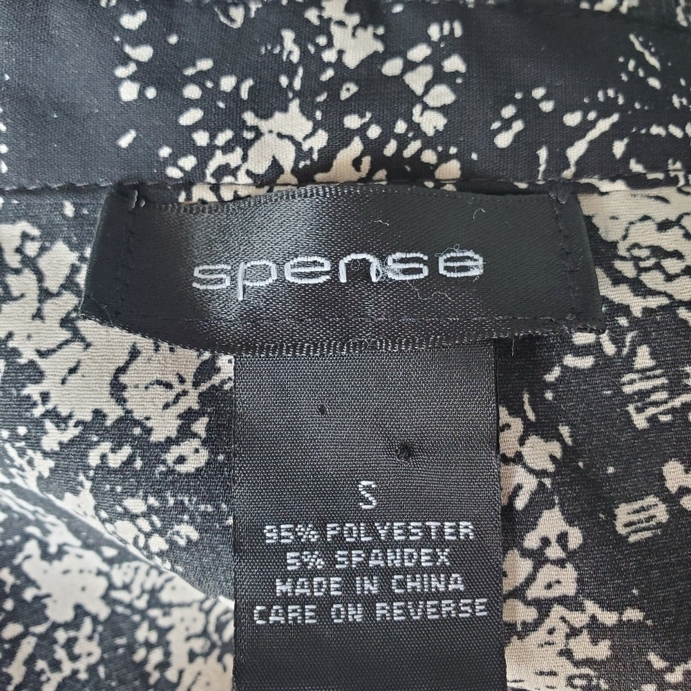 Spense Ruffled Long Sleeve Button Top D45 - image 5